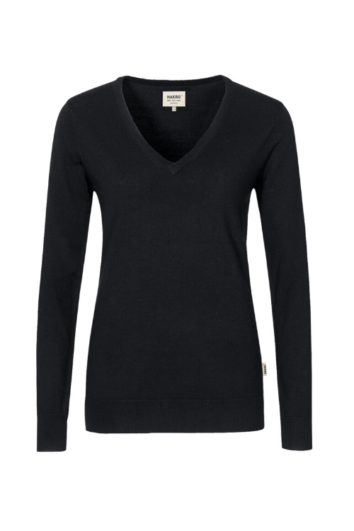 Bild von HAKRO Damen V-Pullover Merino-Wool 