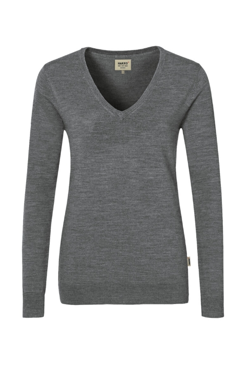 Bild von HAKRO Damen V-Pullover Merino-Wool 