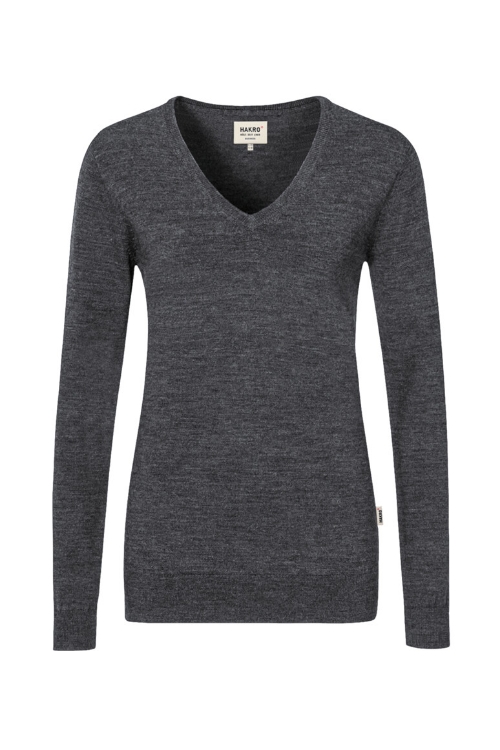 Bild von HAKRO Damen V-Pullover Merino-Wool 