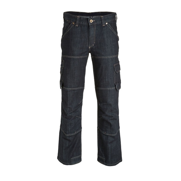 Bild von FHB WILHELM Jeans Arbeitshose, schwarzblau 